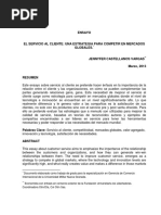 El Servicio Al Cliente Una Estrategia para Competir en Mercados Globales