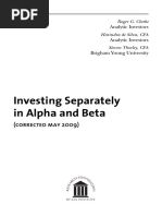 Aimr - Investing Separately Alpha and Beta PDF