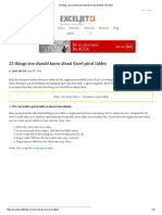 23 Things You Should Know About Excel Pivot Tables - Exceljet PDF