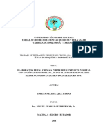 Elaboración de Una Crema A Partir de Un Extracto Vegetal