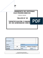 05 Identificación y Diagnóstico de Un Generador Síncrono