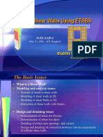 Design of Shear Walls Using ETABS