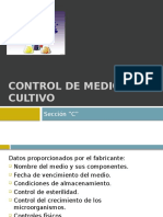 Control de Medios de Cultivo 