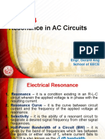 AC Circuits Resonance 