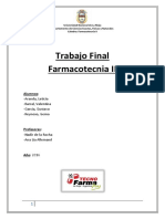 Trabajo Final de Farmacotecnia II - Colutorios