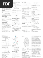 PHYS363 Formula Sheet