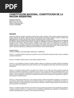 Constitucion Nacional. Constit