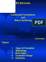 Carbonates and Matrix Acidizing