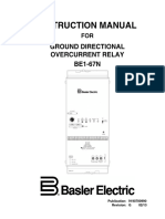 Instruction Manual: Ground Directional Overcurrent Relay BE1-67N