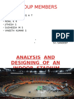 Analysis and Designing of An Indoor Stadium