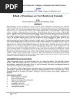 Effect of Pozzolanas On Fiber Reinforced Concrete