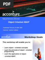 Object Oriented ABAP: Hyderabad February 24-26th 2006 Instructor: Subhas Katikala