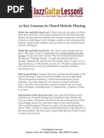 Chord Melody 12 Key Lessons PDF