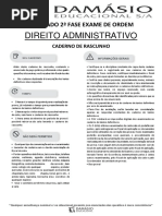 Simulado - XX Exame Da OAB - 2 Fase - Direito Administrativo