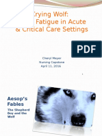 Alarm Fatigue in Acute and Critical Care Settings