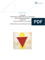 Doc. 9. Guénon y La Restauración de La Masonería PDF