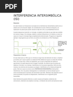 (ISI) Interferencia InterSimbolica