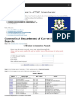 Connecticut Inmate Search Department of Corrections Lookup