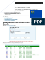 Nevada Inmate Search Department of Corrections Lookup