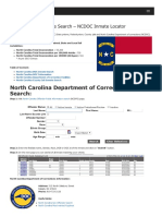 North Carolina Inmate Search Department of Corrections Lookup