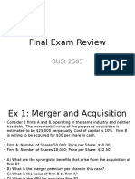 Final Exam Review