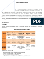 Las Empresas en Bolivia Infome