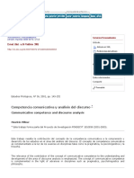 Competencia Comunicativa y Análisis Del Discurso - Mauricio Pilleux