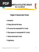 EE3706 - Chapter 8 - Second Order Circuits