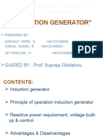 "Induction Generator": Gandhinagar Institute of Technology