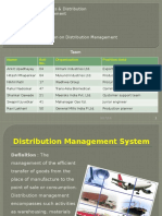 Logistics & Distribution Management: Name Roll No. Organization Position Held