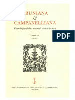 Bruniana & Campanelliana Vol. 7, No. 2, 2001 PDF