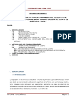 Informe Topografico Proyecto Cieneguilla