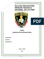 Monografia de JURISDICCIÓN SUPRANACIONAL