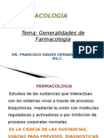 0 Farmacología Concepto y Farmacodinamia Medicina