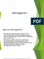 Algoritma JST - Perceptron & Multi Perceptron