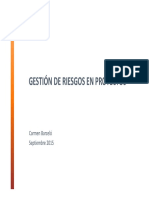 Gestión de Riesgos en Proyectos