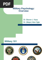 Military Psychology:: Dr. Steven J. Kass Dr. (Major) Alan Ogle