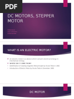 DC Motors, Stepper Motor