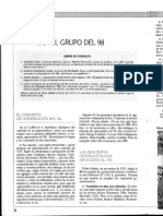 El Grupo Del 98 PDF