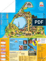 Six Flags La Ronde Theme Park Map