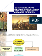 Descubrimientos Geograficos y Expansion Colonial Europea