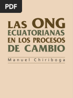 Libro Las Ong Ecuatorianas en Los Procesos de Cambio