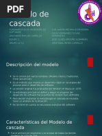 Modelo de Cascada