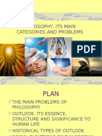  Philosophy, Its Main Categories and Problems