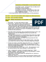 Art 556 - When Possession of Movable Is Lost and Not Lost