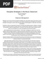 T5 - 1 - Discipline Strategies in The Music Classroom - Teacher Vision