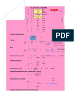 Design of Column: Section Classification