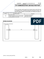 DTC C2311 HV Communication Line Malfunction: Circuit Description