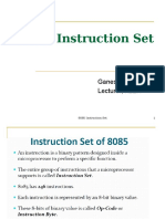 8085 Instruction Set