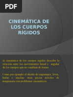 Cinemática de Los Cuerpos Rígidos